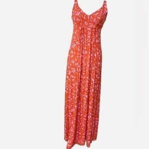CAbi Jitney Maxi Dress 577 Red Pink Small